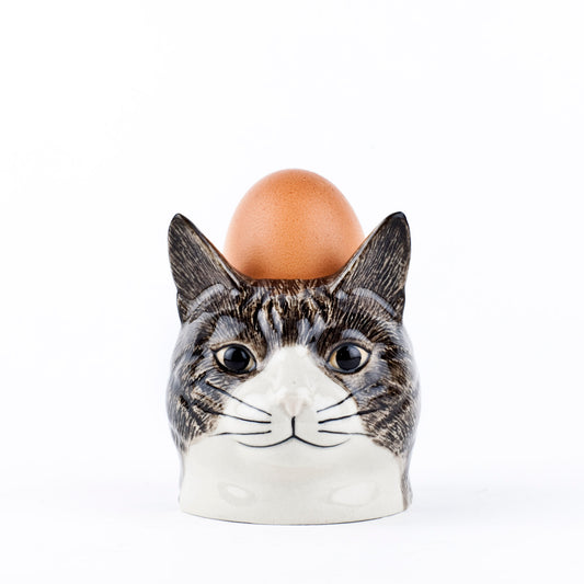 Millie Tabby Cat Face Egg Cup