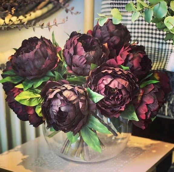 Plum Peony