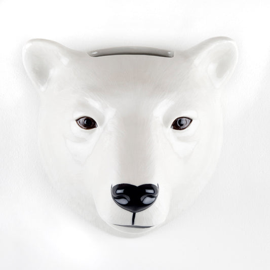 Polar Bear Wall Vase Large