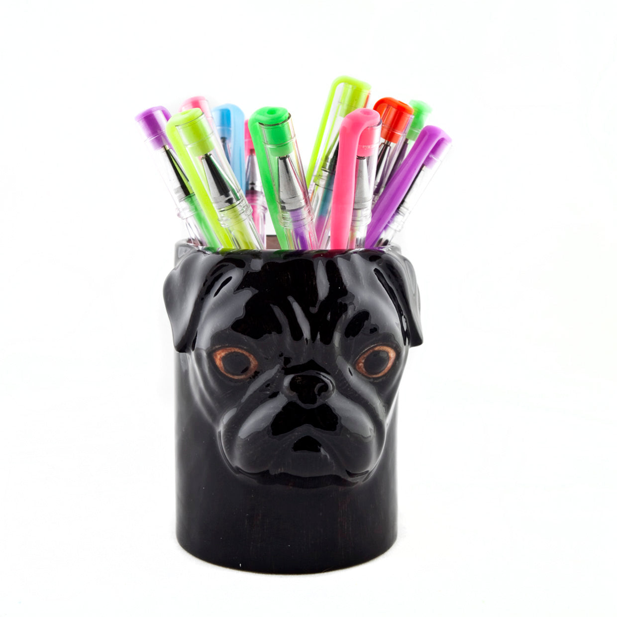 Pug Pen Pot Black