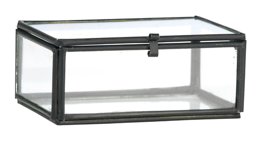 Black Rectangular Glass Box