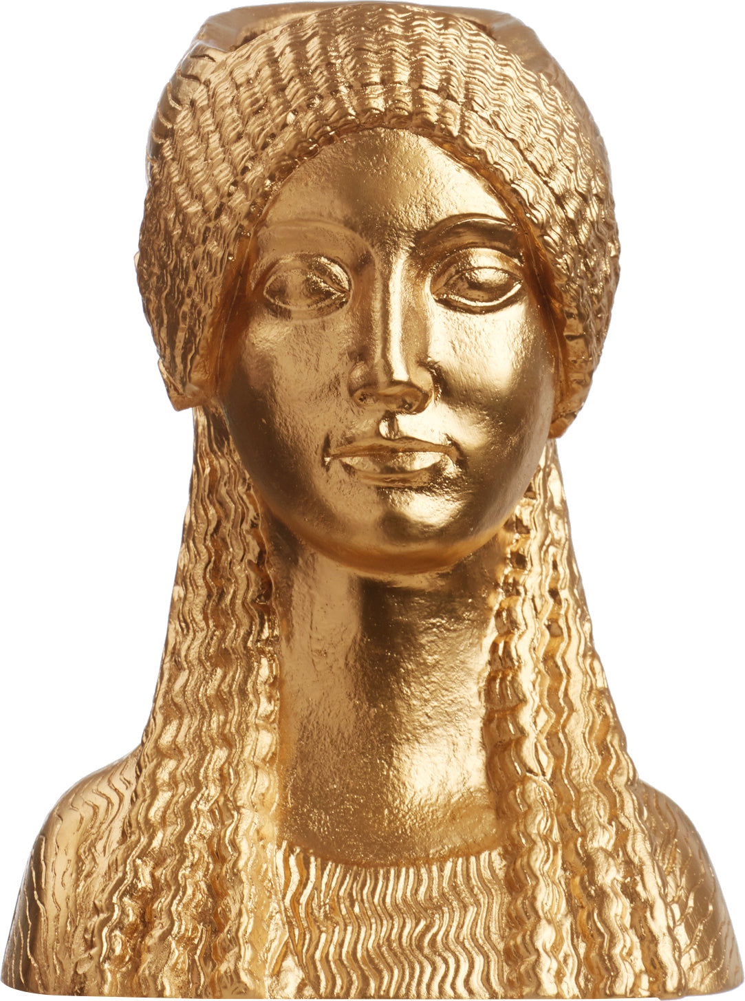 Kore Gold Head Vase