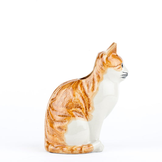 Squash Cat Flower Vase Small