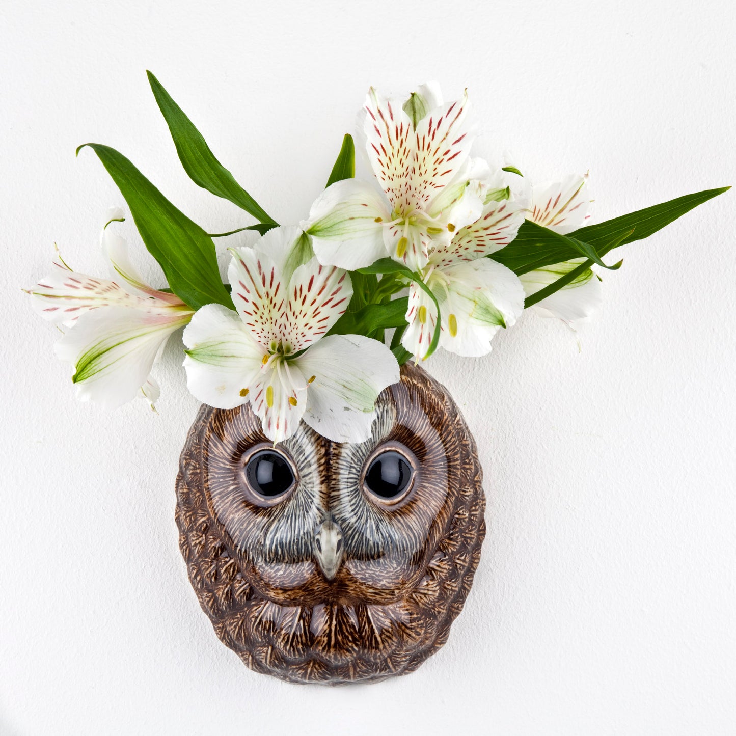 Tawny Owl Wall Vase Small
