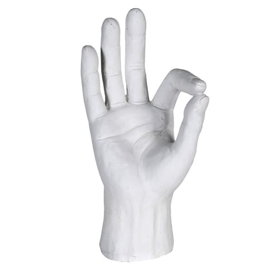 'OK' Hand - White