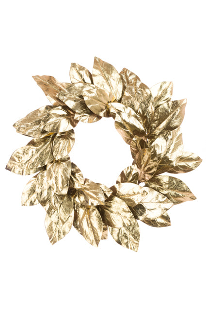 Luxe Gold Leaf Wreath