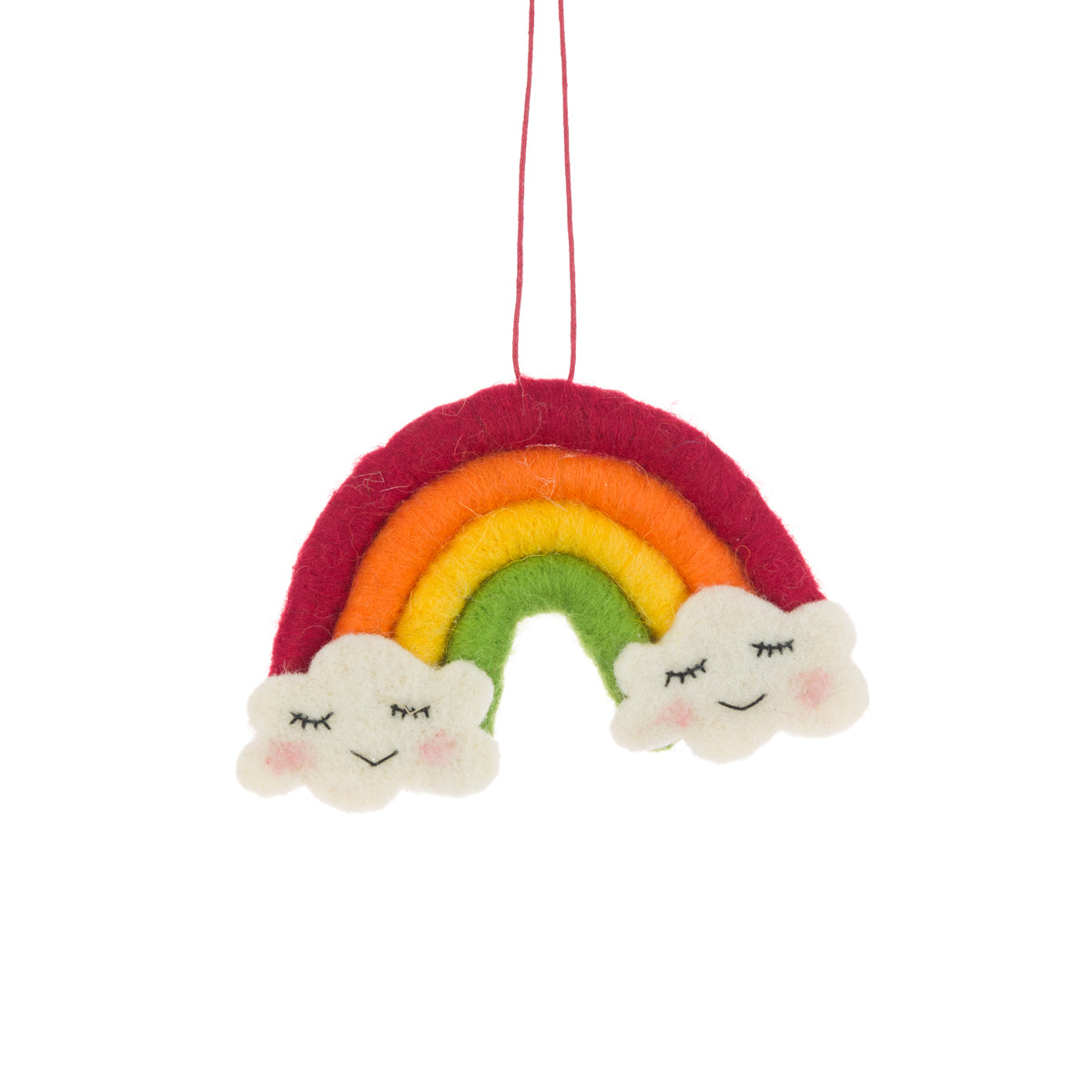 Felt Rainbow Tree Decoration