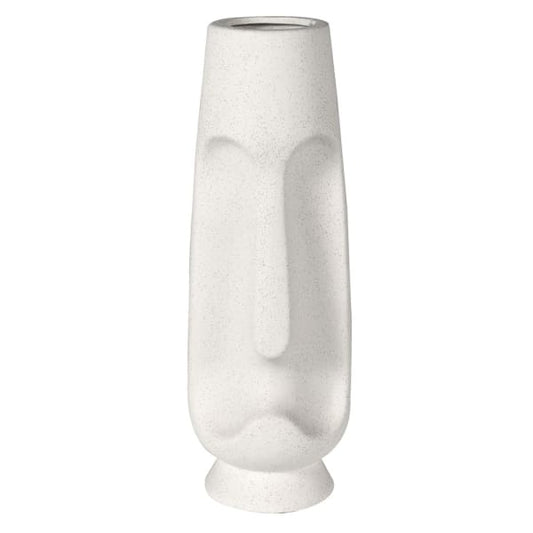 Large Ceramic Face Vase